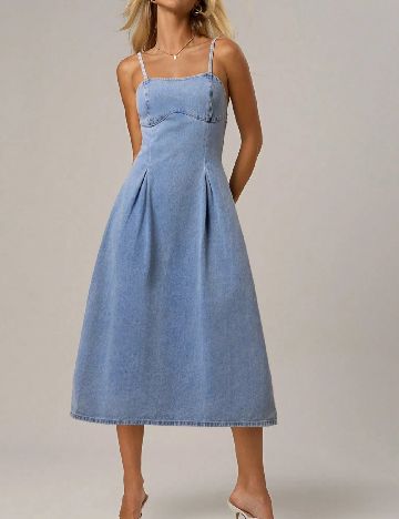 Rochie medie SHEIN, albastru