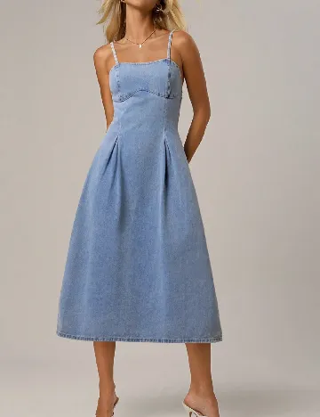 Rochie medie SHEIN, albastru