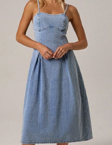 Rochie medie SHEIN, albastru