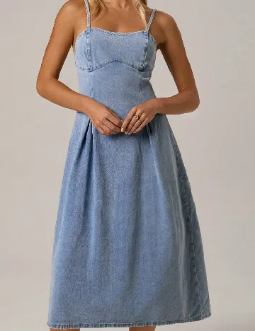 Rochie medie SHEIN, albastru