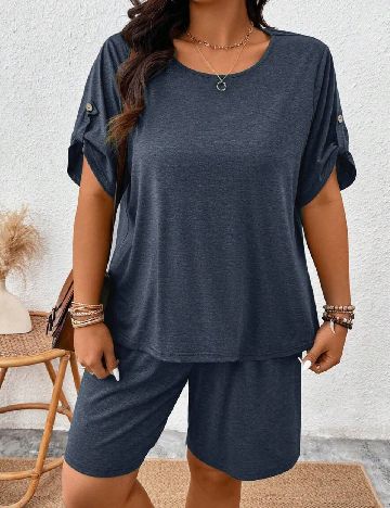 Compleu Emery Rose Curve, albastru