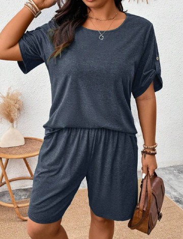 Compleu Emery Rose Curve, albastru