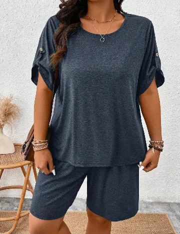 Compleu Emery Rose Curve, albastru