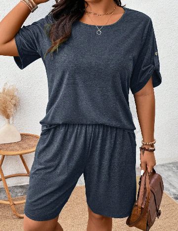 Compleu Emery Rose Curve, albastru