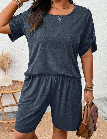 Compleu Emery Rose Curve, albastru