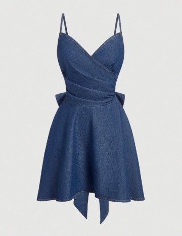 Rochie scurta SHEIN, bleumarin