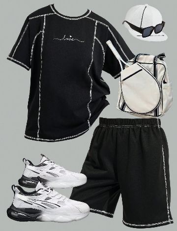 Compleu Shein Kids, negru