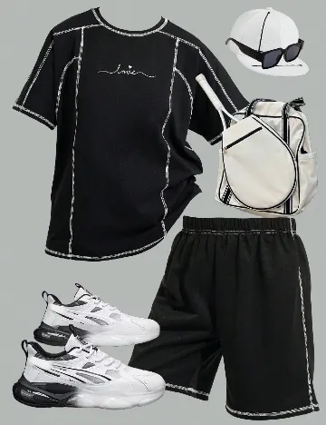 Compleu Shein Kids, negru