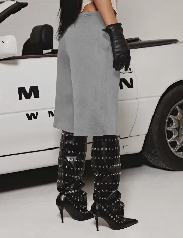 Pantaloni scurti SUMWON, gri