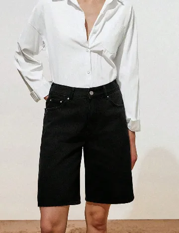 Pantaloni scurti SHEIN, negru