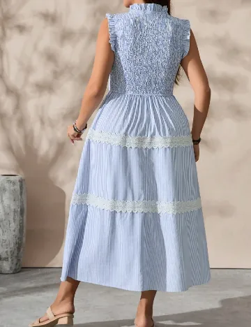 Rochie medie SHEIN CURVE, albastru