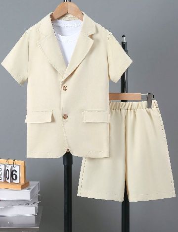 Compleu Shein Kids, crem