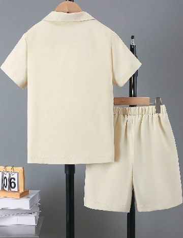 Compleu Shein Kids, crem