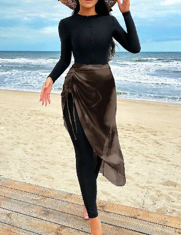 Salopeta de plaja SHEIN, negru