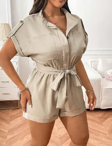 Salopeta SHEIN CURVE, bej