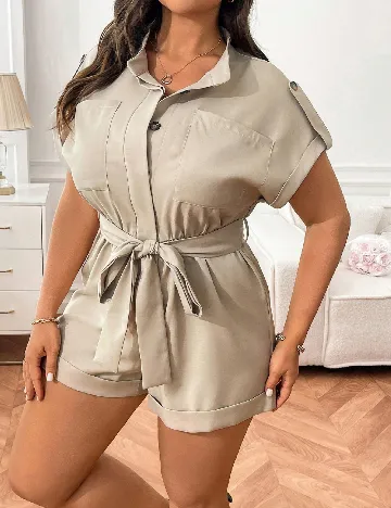 Salopeta SHEIN CURVE, bej