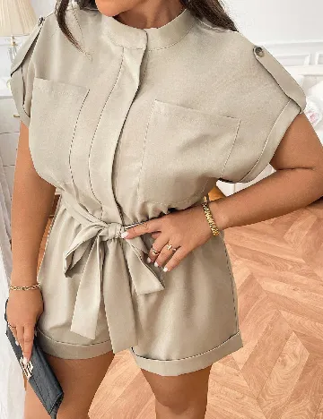 Salopeta SHEIN CURVE, bej