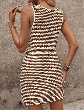 Rochie scurta SHEIN, maro