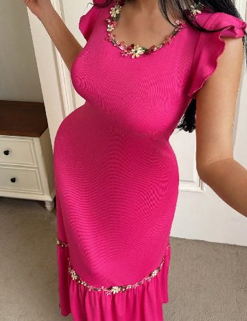 Rochie de noapte SHEIN, roz