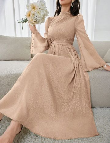 Rochie lunga SHEIN, maro