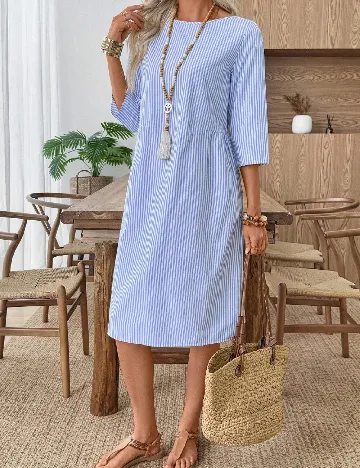 Rochie medie Emery Rose, albastru