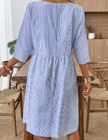 Rochie medie Emery Rose, albastru