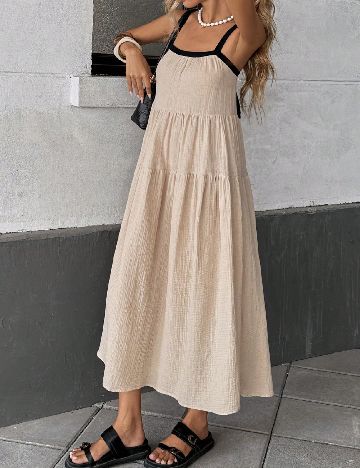 Rochie medie SHEIN, crem