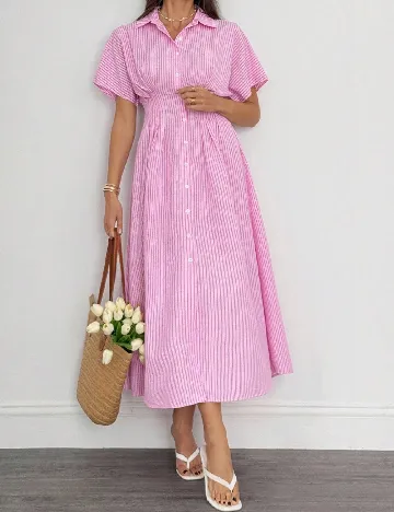 Rochie medie SHEIN, roz