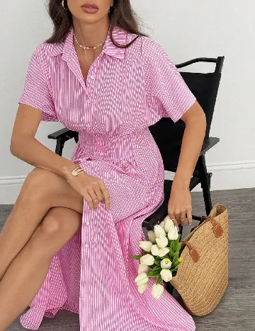 Rochie medie SHEIN, roz