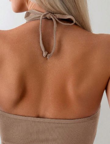 Costum de baie SHEIN, maro