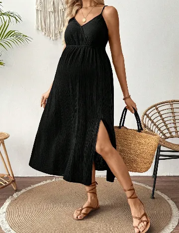 Rochie medie SHEIN Maternity, negru