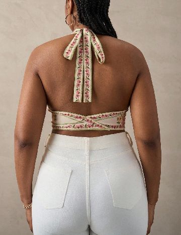 Top SHEIN CURVE, floral