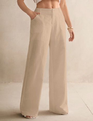 Pantaloni SHEIN, crem