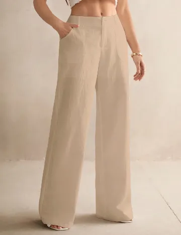 Pantaloni SHEIN, crem