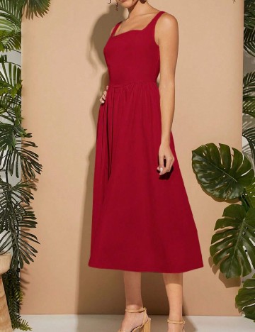 Rochie medie Haute, rosu