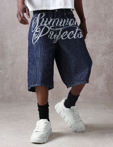 Pantaloni scurti SUMWON, albastru