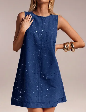 Rochie scurta SHEIN, albastru