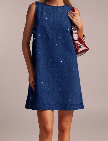 Rochie scurta SHEIN, albastru