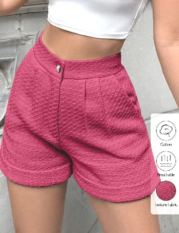 Pantaloni scurti SHEIN, roz