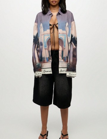 Camasa Oversize SUMWON, mix culori