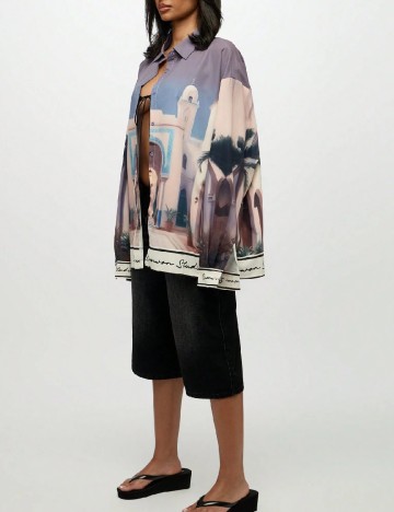 Camasa Oversize SUMWON, mix culori