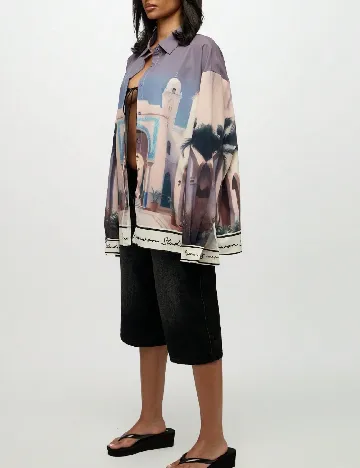 Camasa Oversize SUMWON, mix culori