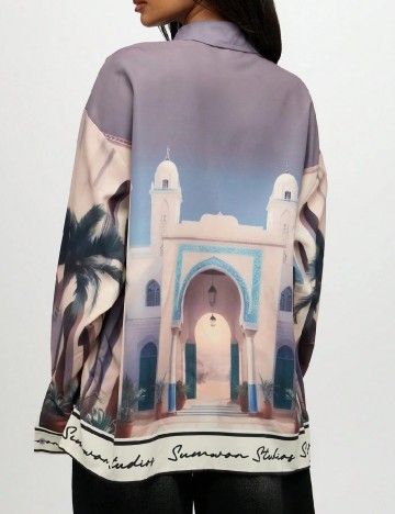 Camasa Oversize SUMWON, mix culori