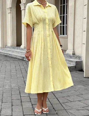 Rochie medie SHEIN, galben