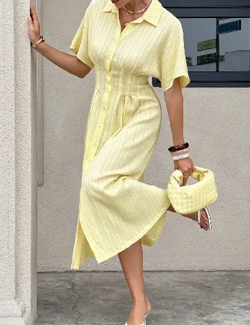 Rochie medie SHEIN, galben