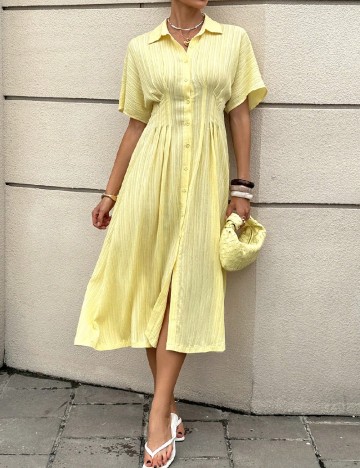Rochie medie SHEIN, galben