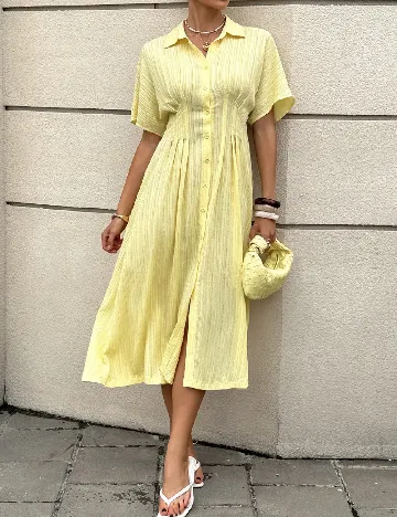 Rochie medie SHEIN, galben