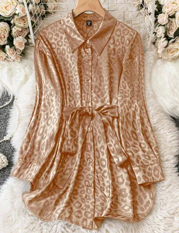 Camasa SHEIN CURVE, maro