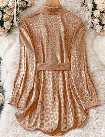 Camasa SHEIN CURVE, maro