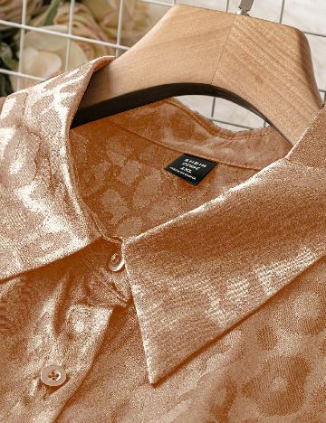 Camasa SHEIN CURVE, maro